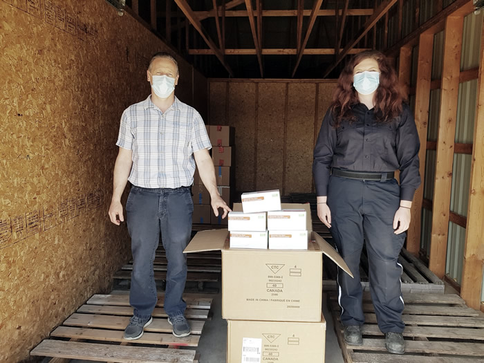 Canadian Tire Donation of Masks Canadian Tire Donation of Masks